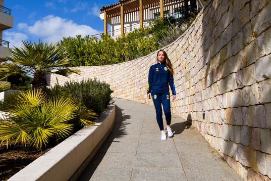 Kosovare Asllani poses for a portrait