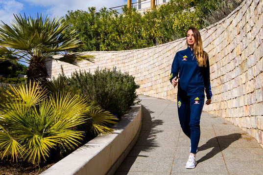 Kosovare Asllani poses for a portrait
