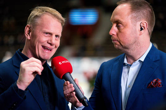 Cmores expert Niklas Wikegård och kommentator Johan Edlund