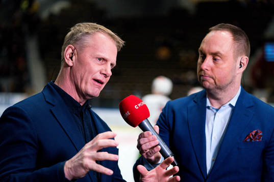 Cmores expert Niklas Wikegård och kommentator Johan Edlund
