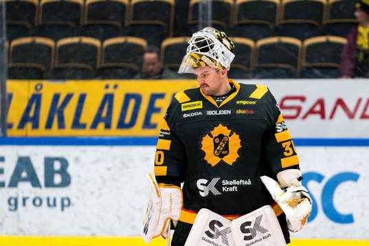 Skellefteås målvakt Gustaf Lindvall