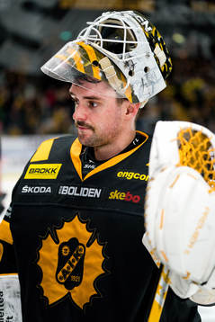 Skellefteås målvakt Gustaf Lindvall