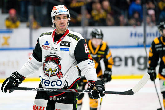 Malmö Redhawks Jesper Jensen  deppar