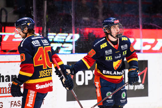 Djurgårdens Jacob Josefson och Alexander Holtz