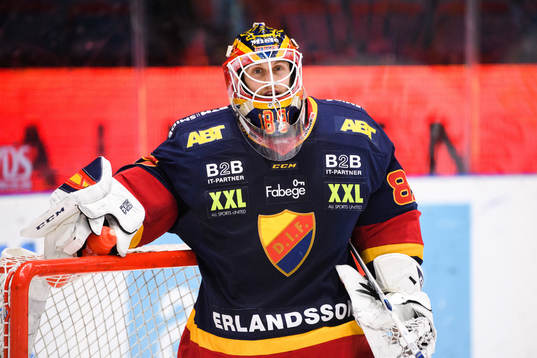 Djurgårdens målvakt Niklas Svedberg