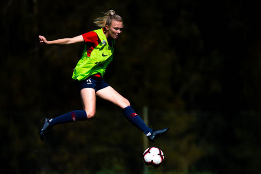 Synne Sofie Kinden Jensen of the Norwegian women’s