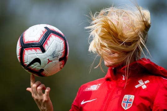 Maria Thorisdottir of the Norwegian women’s national