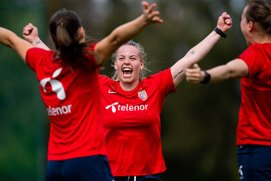 Therese Sessy Åsland of the Norwegian women’s national
