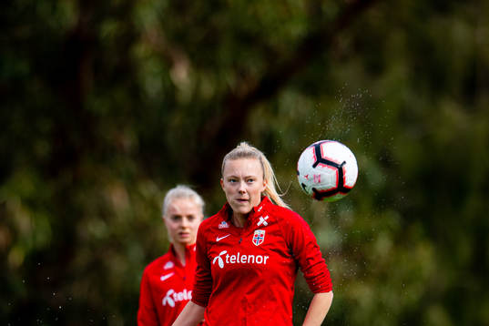 Synne Sofie Kinden Jensen of the Norwegian women’s