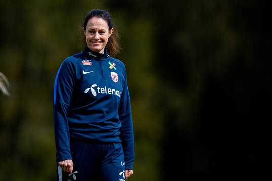 Physio Margareta Endresen of the Norwegian women’s