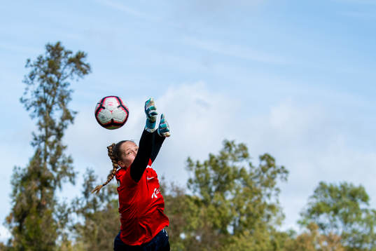 Goalkeeper Aurora Mikalsen of the Norwegian women’s