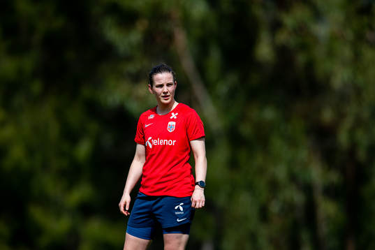 Tuva Hansen of the Norwegian women’s national football