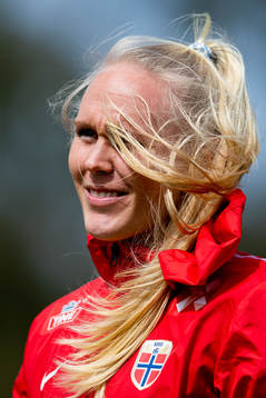 Maria Thorisdottir of the Norwegian women’s national