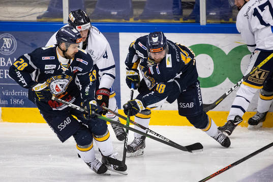 Borlänges Matej Galbavy och Borlänges Rikky Hanspers och