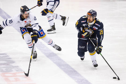 Visby/Romas Lucas Hedlund och Borlänges Matej Galbavy