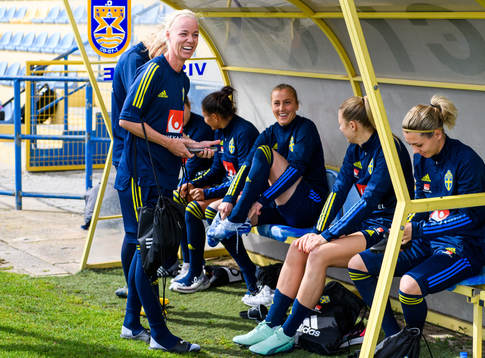 Caroline Seger and Julia Karlernäs
