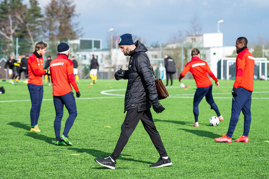 Helsingborgs tränare Olof Mellberg
