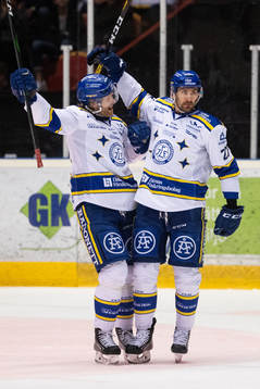 Leksands Marek Hrivik jublar