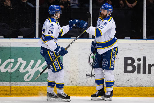 Leksands Mattias Ritola jublar