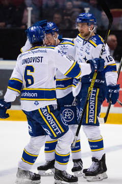 Leksands Daniel Gunnarsson jublar