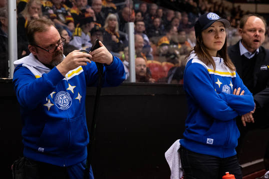 Leksands materialförvaltare Rob Flahiff och Leksands