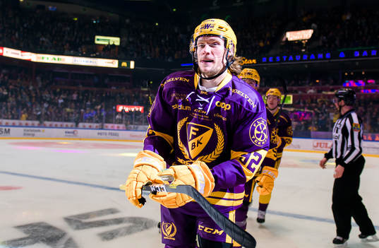 Färjestads Jesper Olofsson jublar