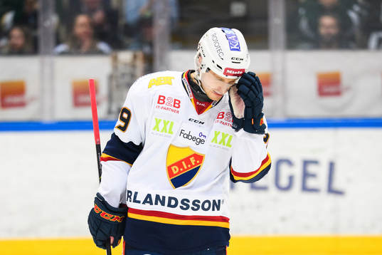 Djurgårdens Sebastian Strandberg deppar
