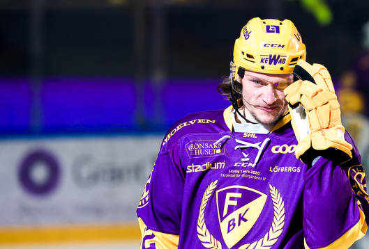 Färjestads Jesper Olofsson jublar