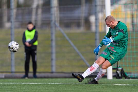 Tvååkers målvakt Johan Ekelundh