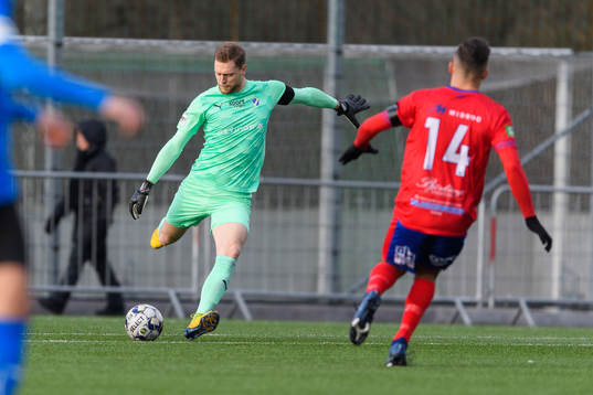 Halmstads målvakt Malkolm Nilsson Säfqvist