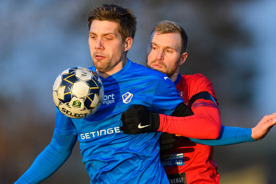 Halmstads Mikael Boman och Tvååkers Per Karlsson