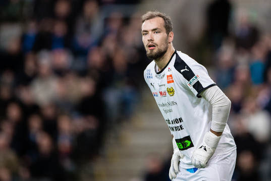 Mjällbys målvakt Carl-Johan Eriksson