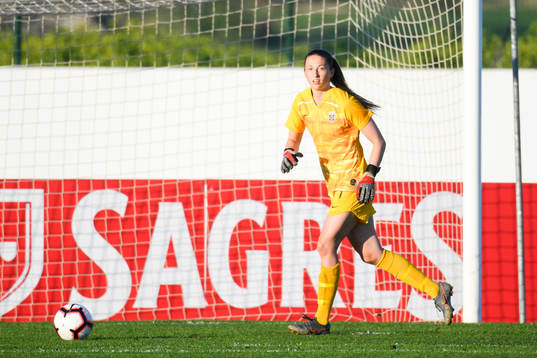Goalkeeper Cecilie Hauståker Fiskerstrand of Norway
