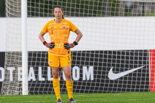 Goalkeeper Cecilie Hauståker Fiskerstrand of Norway