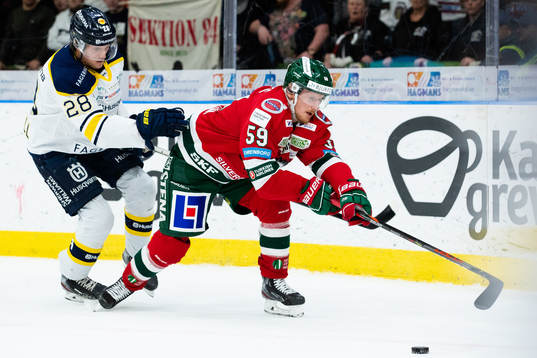 s Johannes Kinnvall och Frölundas Simon Hjalmarsson