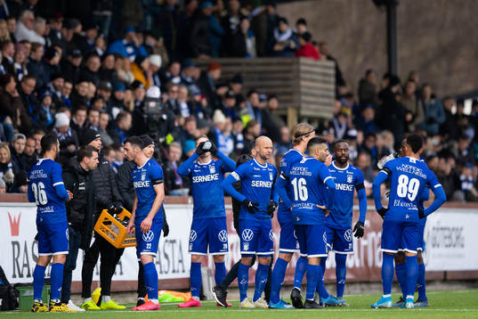IFK Göteborgs samlade vid skadeavbrott