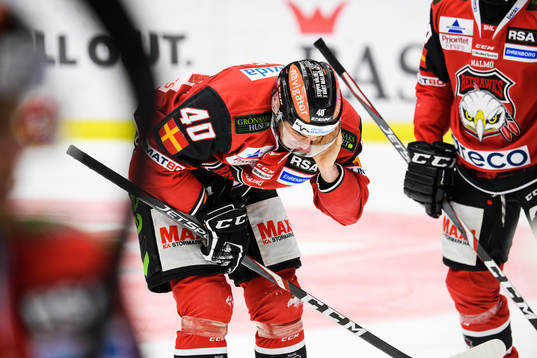 Malmö Redhawks Jesper Jensen lämnar isen
