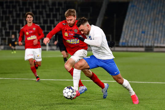 IFK Norrköpings Sead Haksabanovic och Falkenbergs Sander