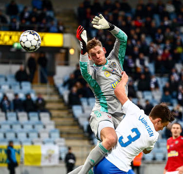 Falkenbergs målvakt Johan Brattberg