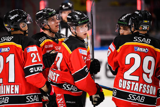 Luleås Nils Lundkvist jublar