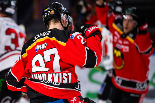 Luleås Nils Lundkvist jublar