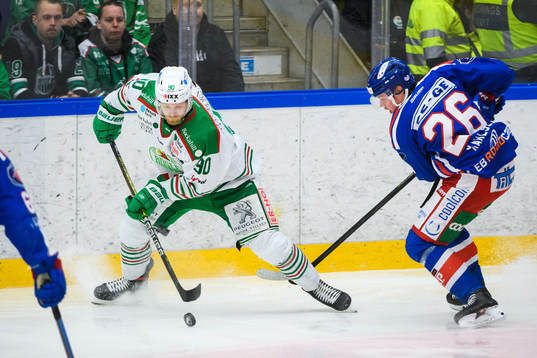 Rögles Ted Brithén och Oskarshamns Filip Karlsson