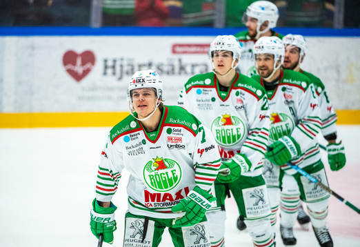 Rögles Erlend Lesund jublar