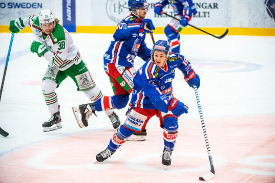Oskarshamns Tyler Kelleher och Rögles Erik Andersson