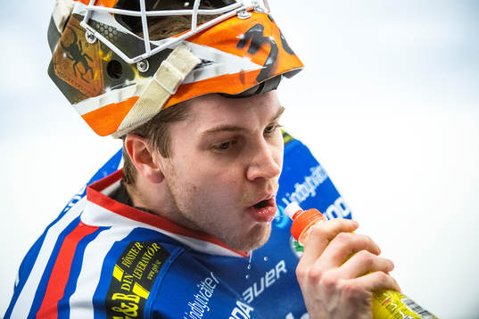 Oskarshamns målvakt Marcus Hellgren