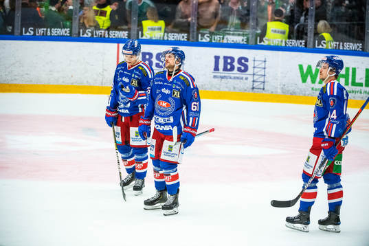 Oskarshamns Emil Wahlberg och Pontus Netterberg deppar