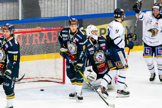 Borlänges Kasper Lindqvist och Borlänges målvakt