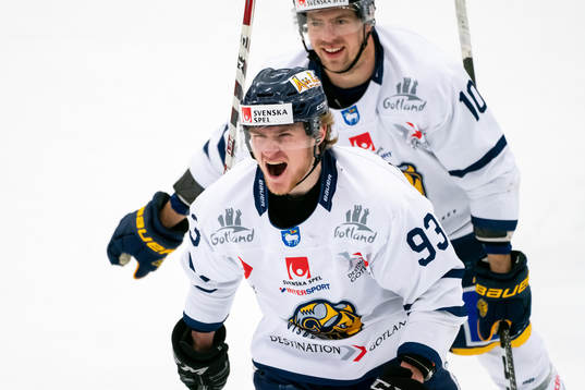 Visby/Romas Lukas Renlund jublar