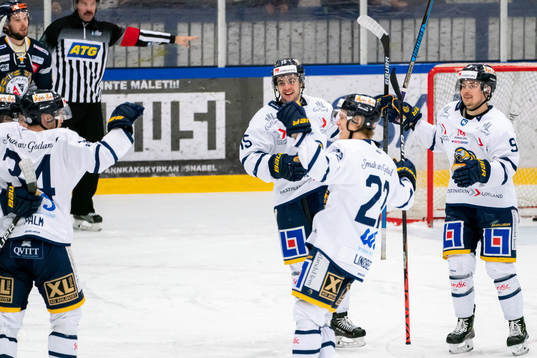 Visby/Romas Ryker Leer och Adam Eriksson och Teemu Huttu