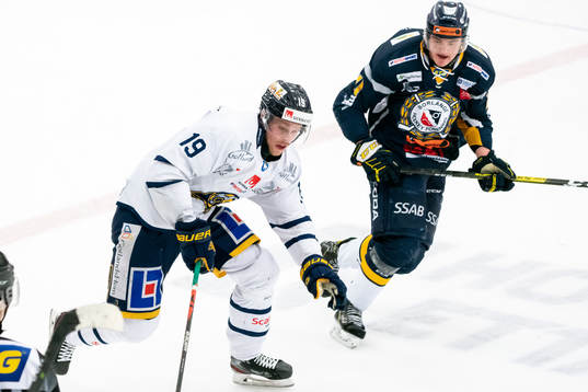 Visby/Romas William Erenrot och Borlänges Mikael Hansson